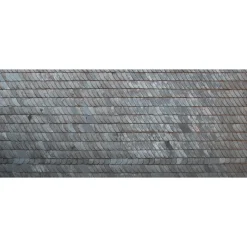 Fototapete Vlies Dach Schiefer Schindeln grau