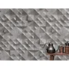 Fototapete Vlies 3D Beton Kacheln grau schwarz Premium