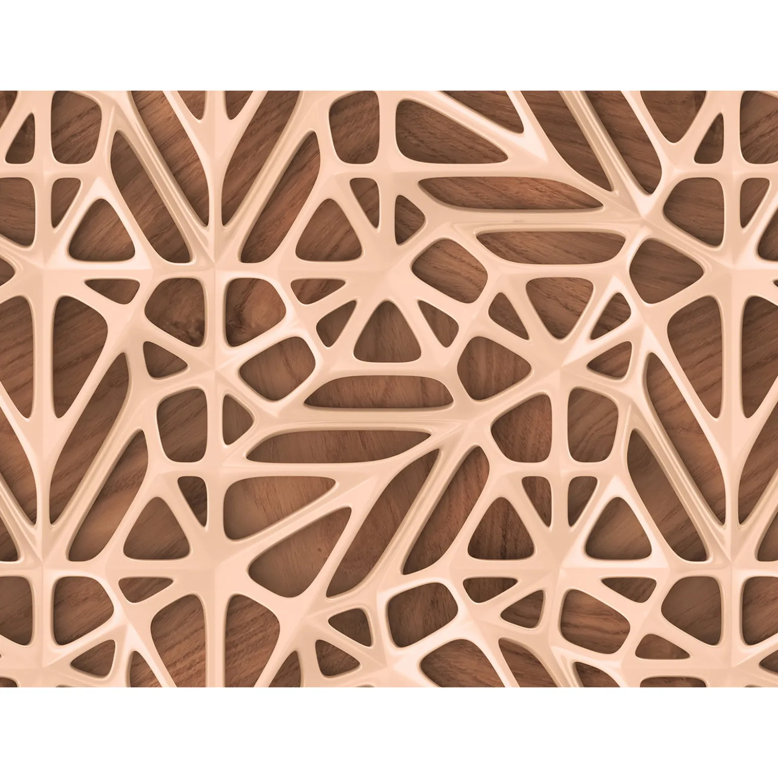Fototapete Vlies 3D Design Holz beige braun Designwalls