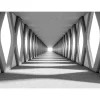 Fototapete Vlies 3D Gang Beton grau Designwalls