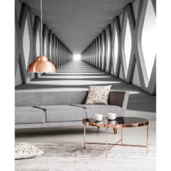 Fototapete Vlies 3D Gang Beton grau Designwalls