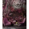 Fototapete Vlies Dschungel Pflanzen pink braun Premium