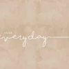 Fototapete Vlies Enjoy Everyday Spruch beige 38285-1