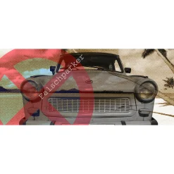 Fototapete Vlies Falschparker Auto beige braun