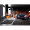 Fototapete Vlies Flammen Feuer rot gelb schwarz