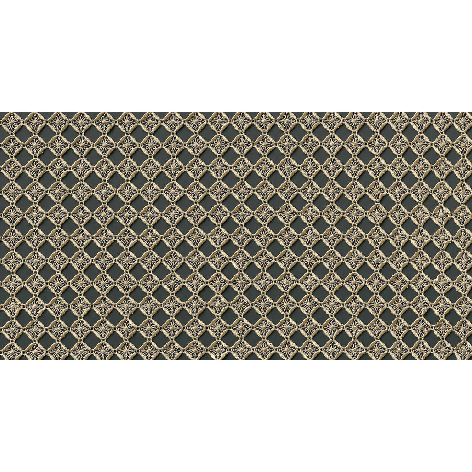 Fototapete Vlies Gehäkelt Grafisch beige schwarz
