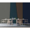 Fototapete Vlies Geometrie Retro blau braun Premium