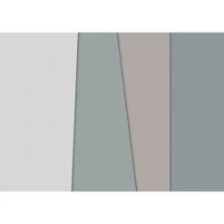 Fototapete Vlies Geometrie Retro blau creme Premium