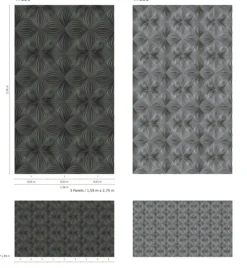 Fototapete Vlies Grafik 3D Geometrie grau 47231