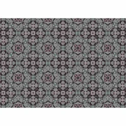 Fototapete Vlies Grafik Kreise 3D grün taupe Premium
