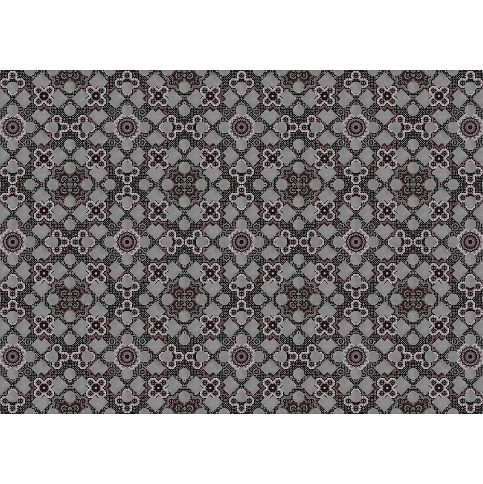 Fototapete Vlies Grafik Kreise 3D grau taupe Premium