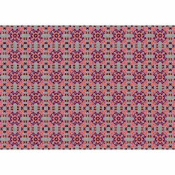 Fototapete Vlies Grafik Kreise Retro grau lila pink