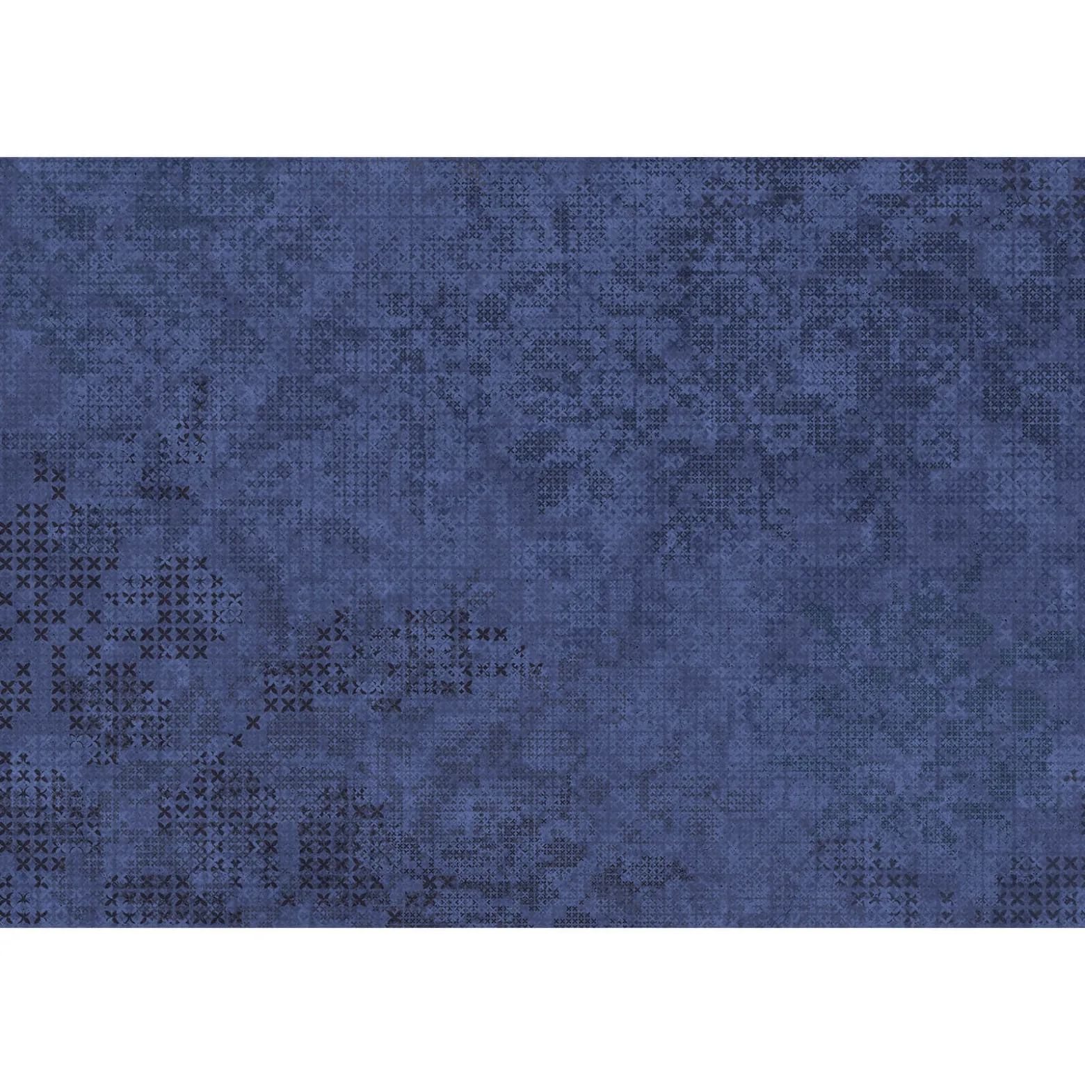Fototapete Vlies Grafisch Kreuze blau schwarz Premium