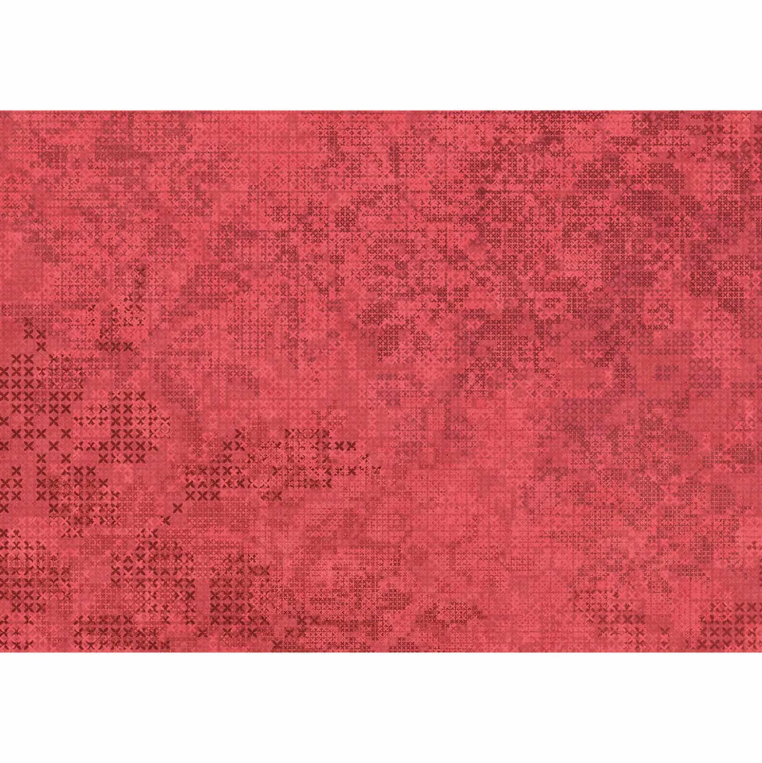 Fototapete Vlies Grafisch Kreuze rot braun Premium