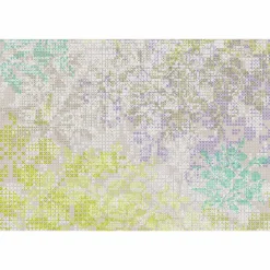 Fototapete Vlies Grafisch Kreuze lila grün Premium