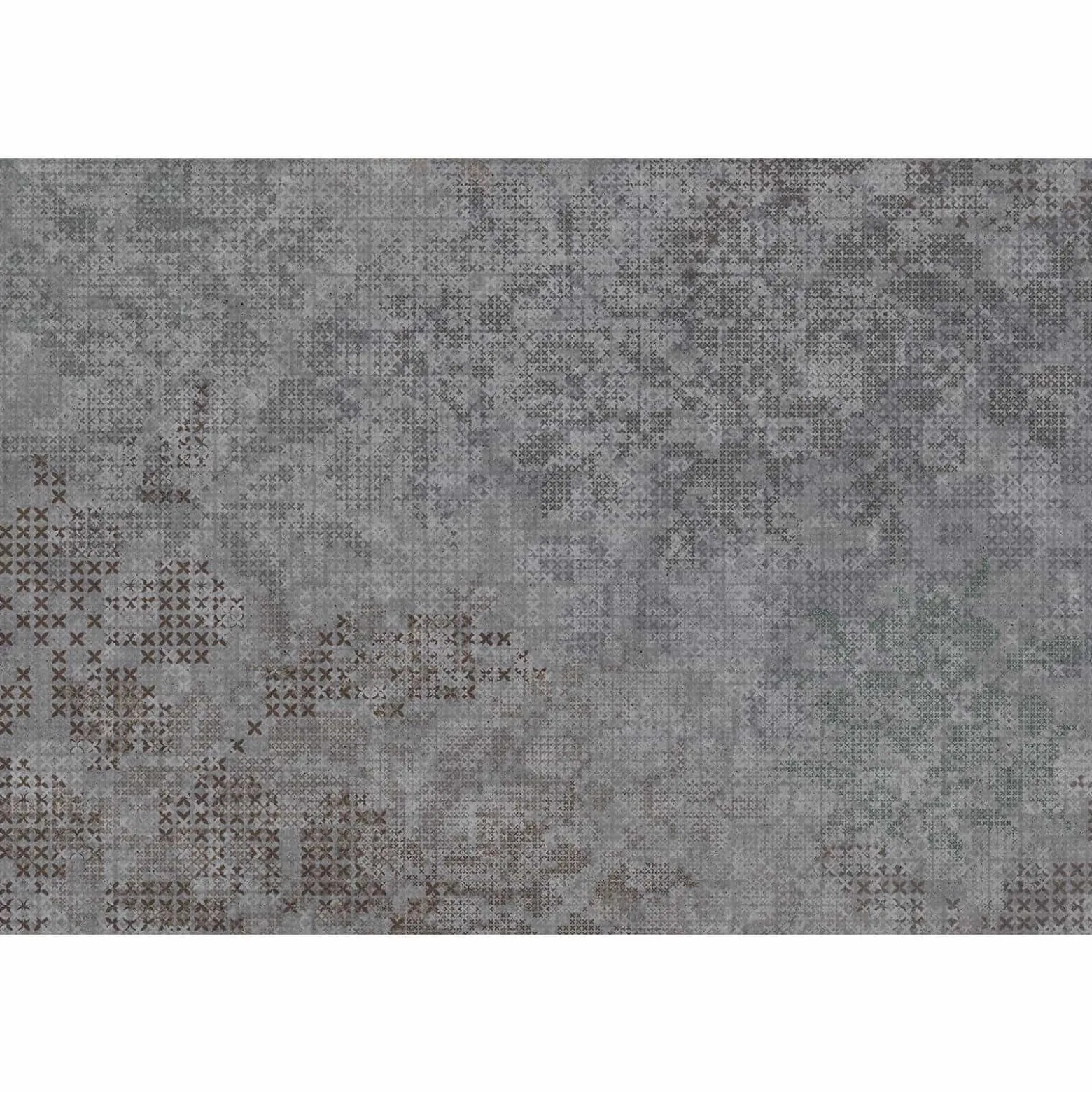 Fototapete Vlies Grafisch Kreuze grau braun Premium