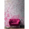 Fototapete Vlies Grafisch Kreuze violett pink Premium
