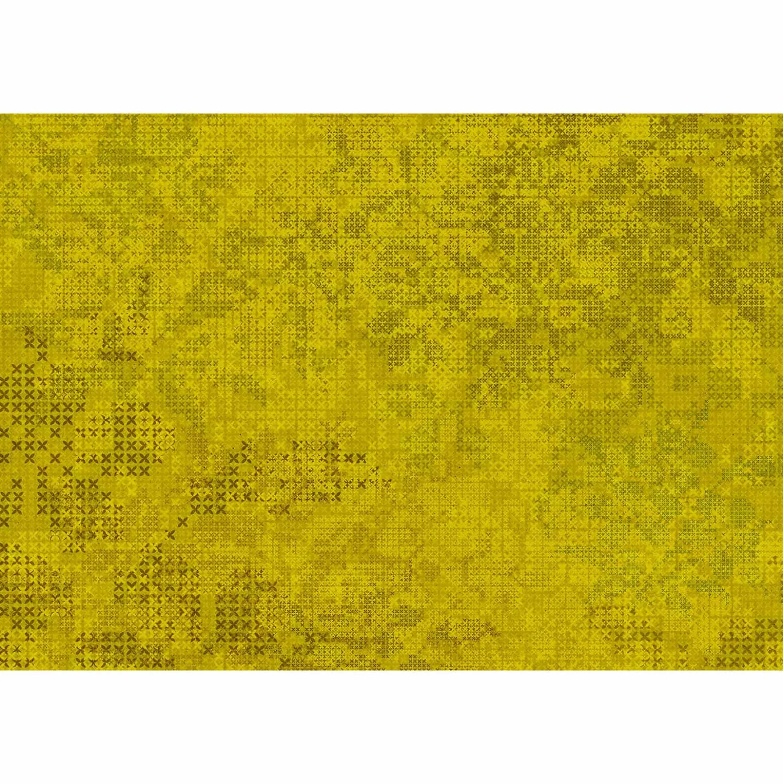 Fototapete Vlies Grafisch Kreuze gelb braun Premium