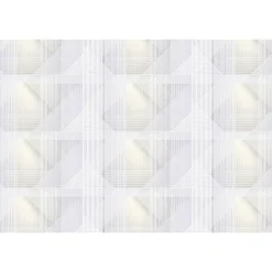 Fototapete Vlies Grafisch Striche gelb grau Premium