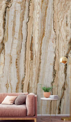 Fototapete Vlies Grandeco Beige Weiß Quarz A50801