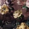 Fototapete Vlies Grandeco Lila Blumen A52001