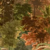 Fototapete Vlies Grandeco Orange Dschungel A51802