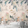 Fototapete Vlies Grandeco Rosa Lila Garten A52301