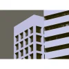 Fototapete Vlies Hochhaus schwarz taupe Premium