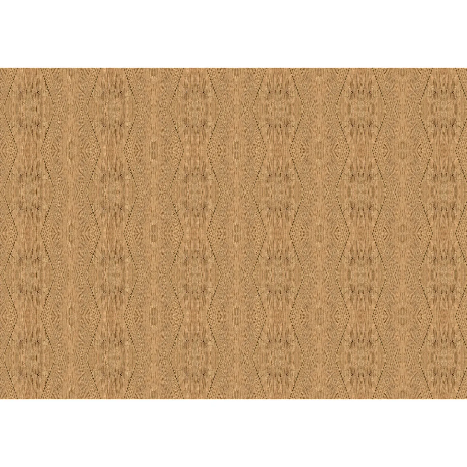 Fototapete Vlies Holz Kalaidoskop beige braun