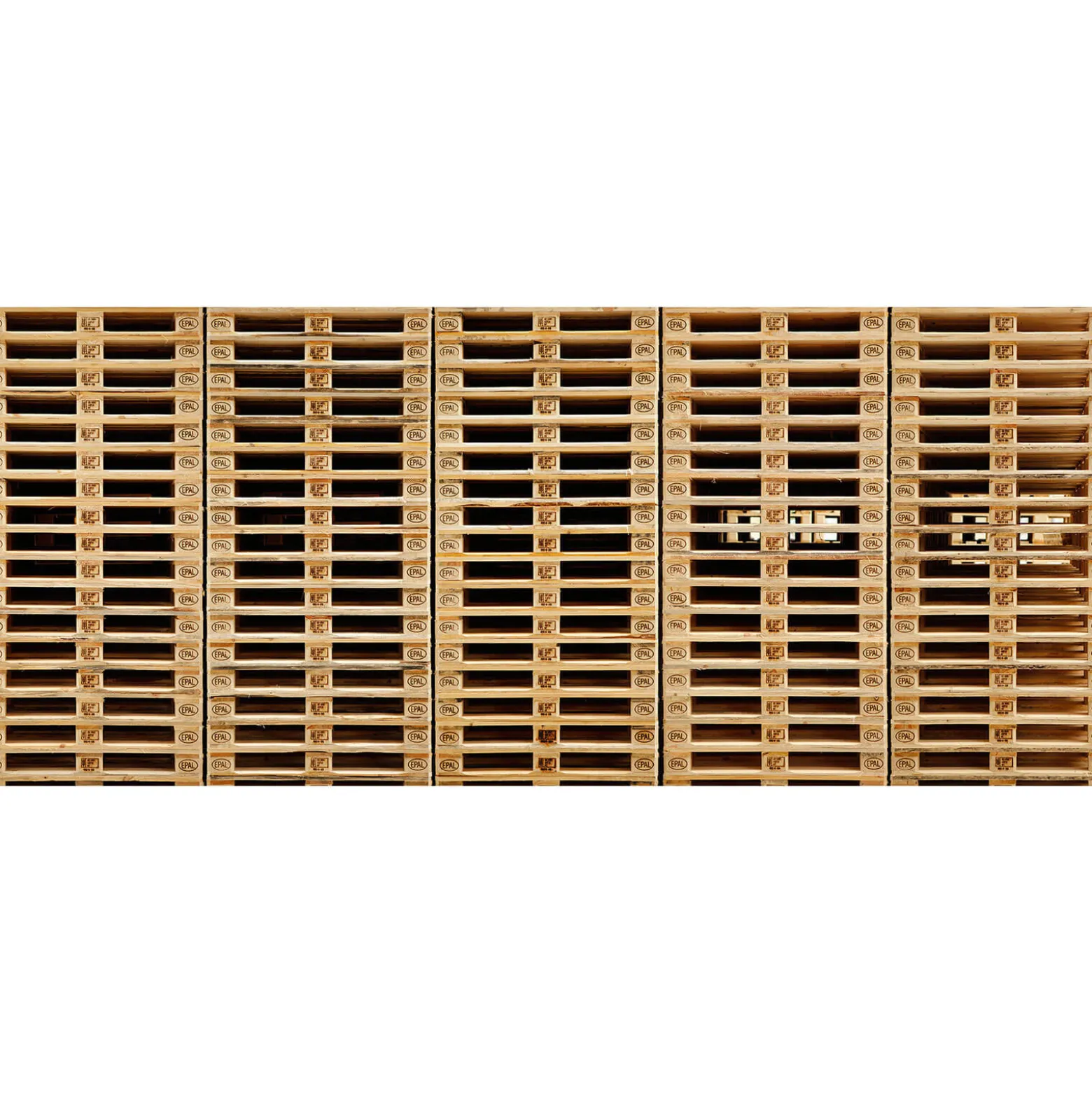 Fototapete Vlies Holz Paletten Stapel beige