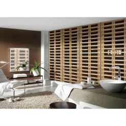 Fototapete Vlies Holz Paletten Stapel beige