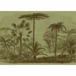 Fototapete Vlies Jurassic Pflanzen braun Premium