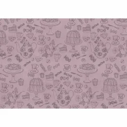 Fototapete Vlies Kaffee Kuchen rosa schwarz Premium