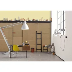 Fototapete Vlies Karton Paket Pappe beige rot