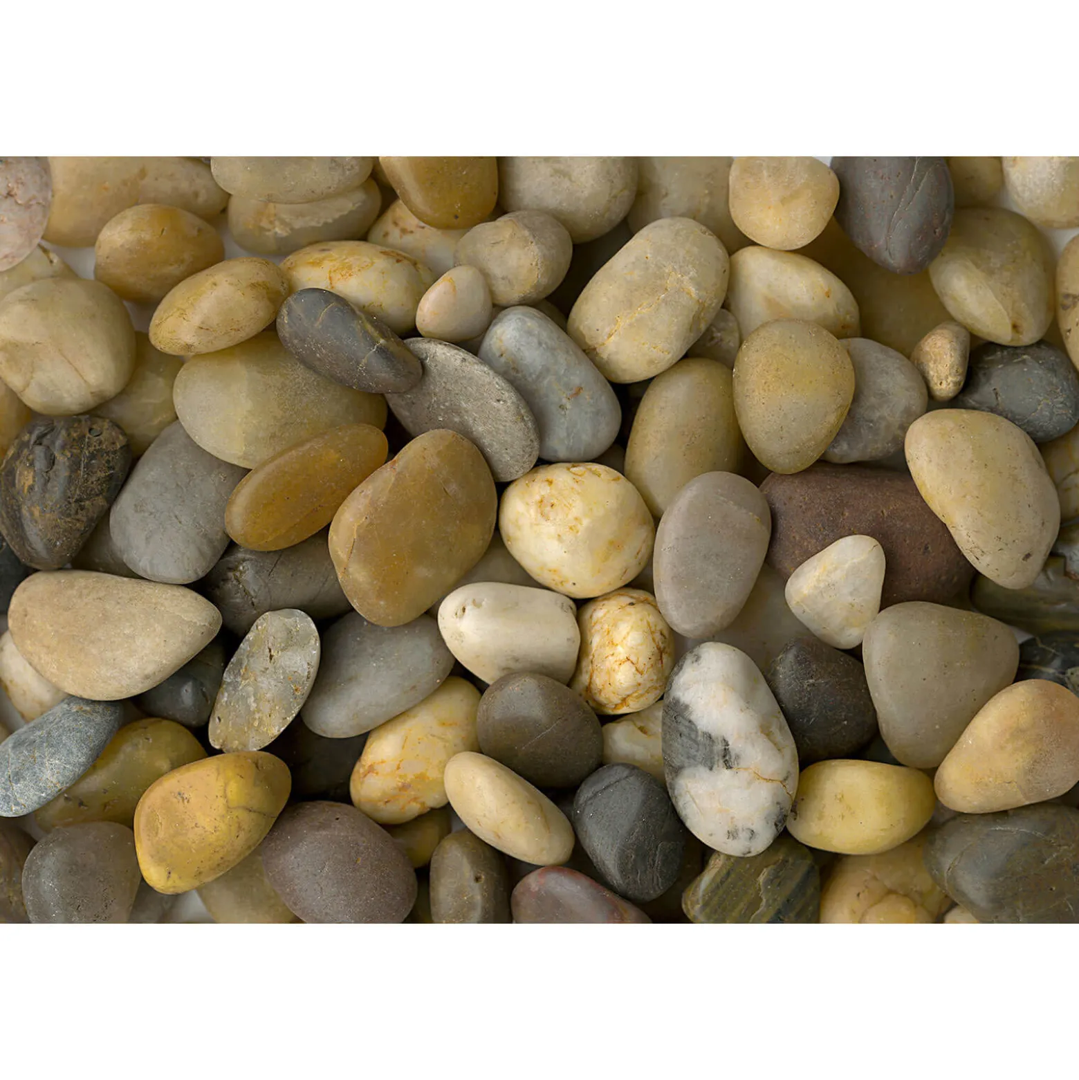 Fototapete Vlies Kieselsteine Deko beige braun