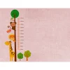 Fototapete Vlies Kinder Maßstab Tiere rosa bunt