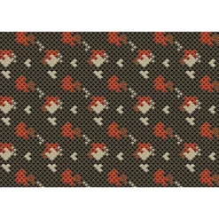 Fototapete Vlies Koi Fisch-Schuppen beige rot Premium