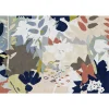 Fototapete Vlies Kunst Floral blau grün braun Premium