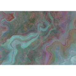 Fototapete Vlies Marmor Aquarell blau rot grün Premium