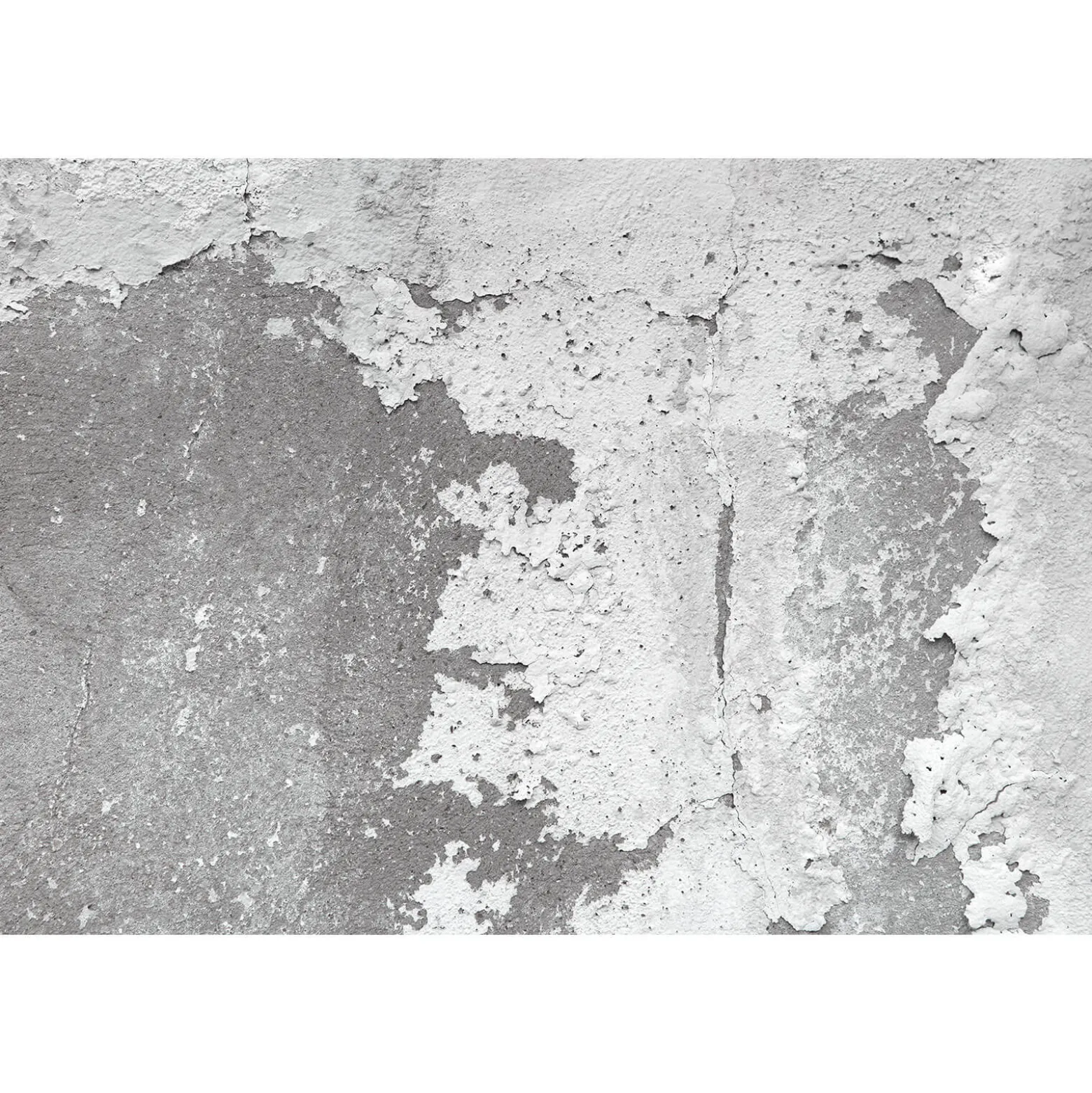 Fototapete Vlies Mauer Putz Shabby grau weiß