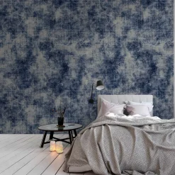 Fototapete Vlies Meliert Texturiert blau grau Premium