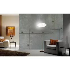 Fototapete Vlies Metall-Platten Nieten silber