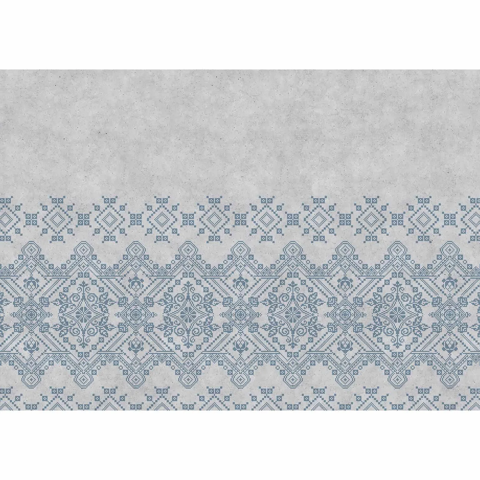 Fototapete Vlies Nordisch Grafisch blau grau Premium