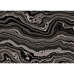 Fototapete Vlies Onyx Marmor beige schwarz Premium