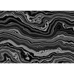 Fototapete Vlies Onyx Marmor schwarz weiß Premium