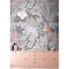 Fototapete Vlies Orchideen Blumen grau violett Premium