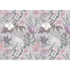 Fototapete Vlies Orchideen Blumen grau violett Premium