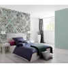 Fototapete Vlies Ornamente Barock blau grau