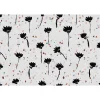 Fototapete Vlies Pop Art Blumen Terrazzo grau Premium