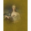 Fototapete Vlies Portrait Gemälde Frau gelb Premium